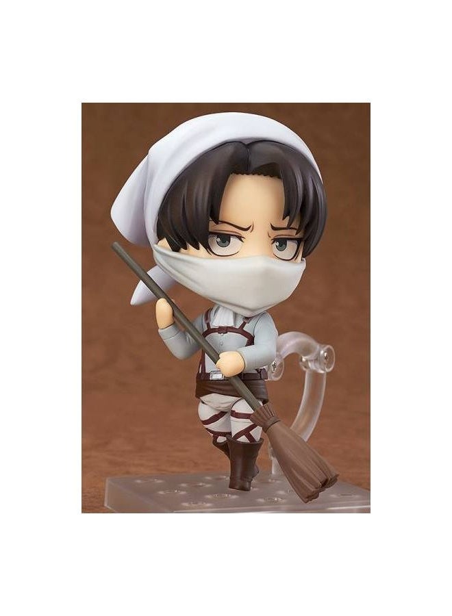 Attack on Titan Levi Ackerman Action Model - 10cm Detailed PVC Figure, "Humanity's Strongest Soldier" Anime Collectible for Fans, Desktop Display & Gift ﻿ - Image 2