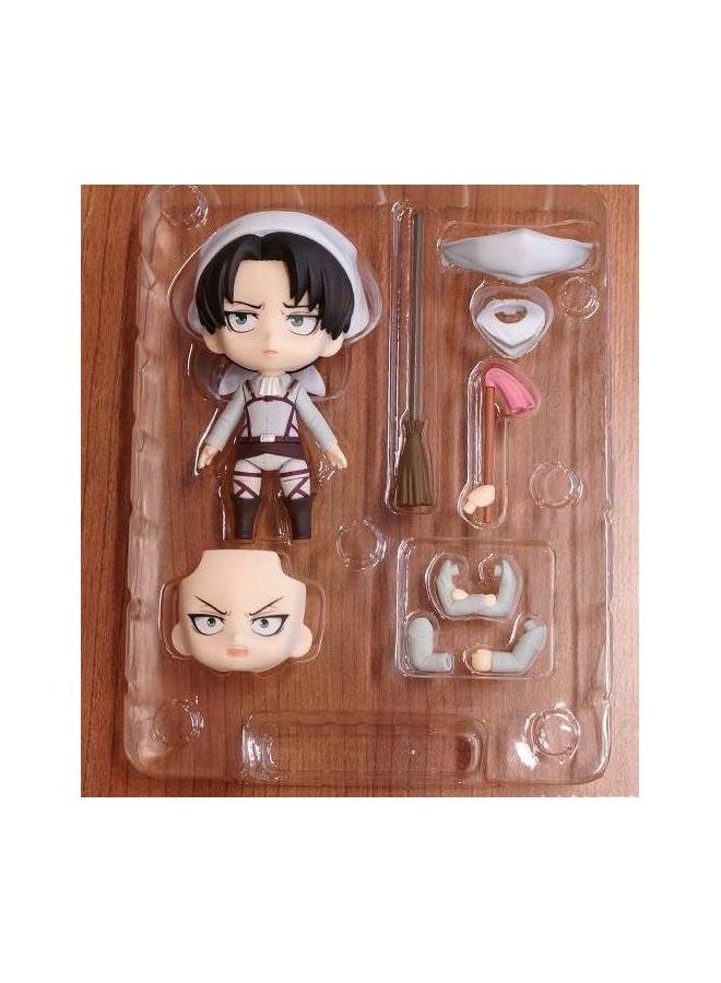 Attack on Titan Levi Ackerman Action Model - 10cm Detailed PVC Figure, "Humanity's Strongest Soldier" Anime Collectible for Fans, Desktop Display & Gift ﻿ - Image 4