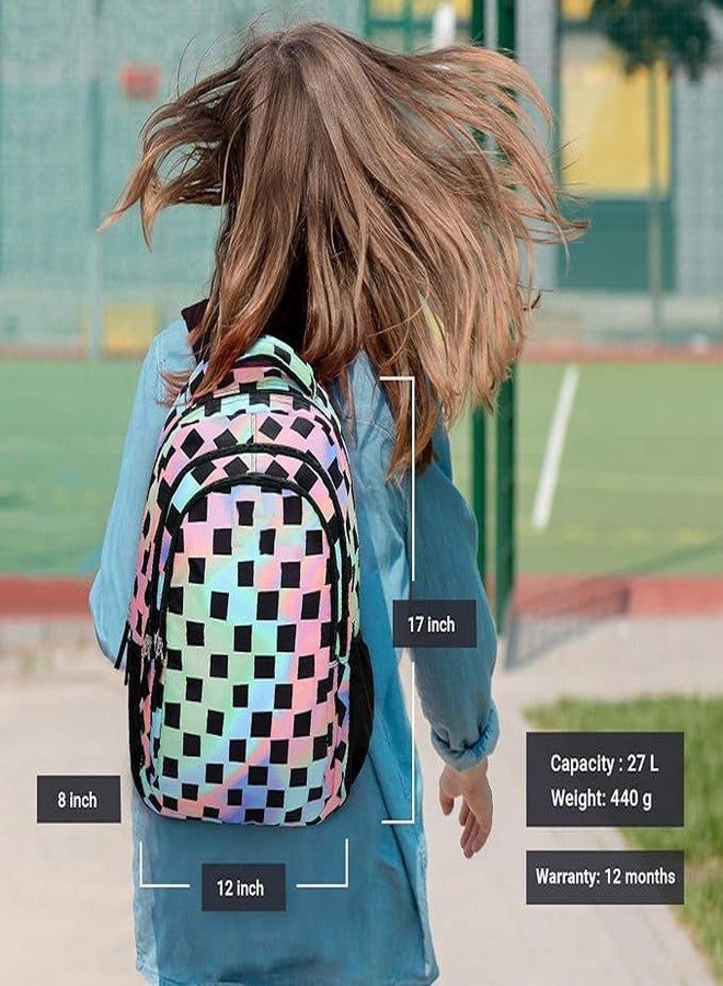 TRUE HUMAN Tiny Teen Lightweight School/Casual/Tuition/Travel 30 L School Backpacks For Girls, Kids (CROMI) - Image 4