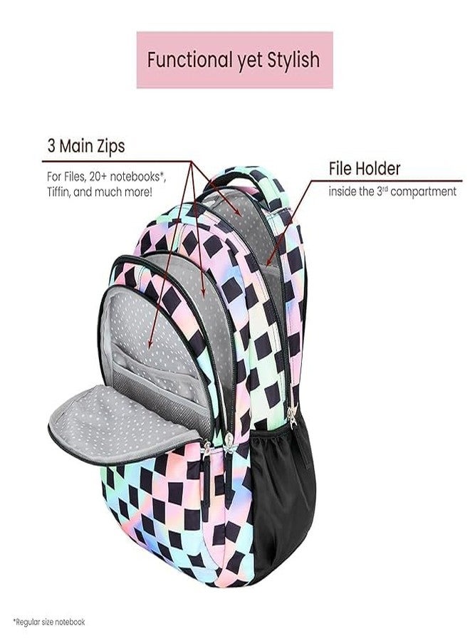 TRUE HUMAN Tiny Teen Lightweight School/Casual/Tuition/Travel 30 L School Backpacks For Girls, Kids (CROMI) - Image 3