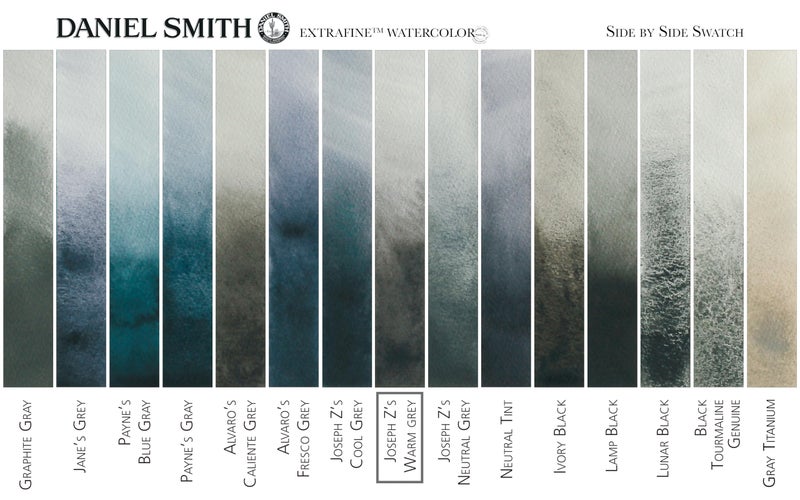 Daniel Smith Watercolor, 15 Milliliter Tube, Joseph Z's Warm Grey (284600246) - Image 3