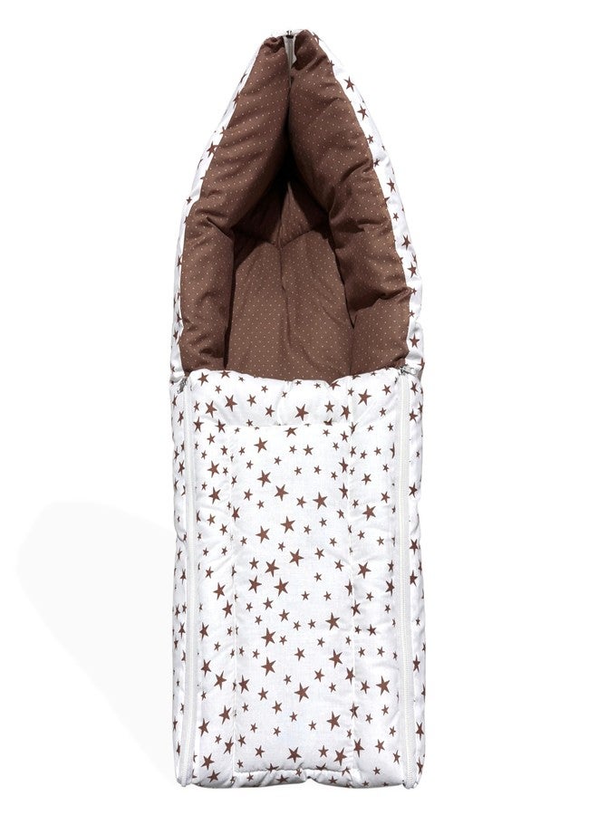 CUSTOMARY New Born Baby Sleeping Bag, Baby Mosquito Net, Reversible Round Bed Tub and Gadda Bedding Set for 0-6 Months Pack of 4 - Image 2