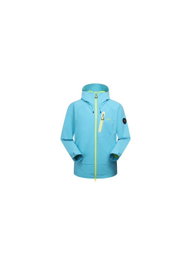 TOREAD Men's Outdoor Three-Proof Functional Jacket - Spring/Summer Ice lake blue  - Image 1