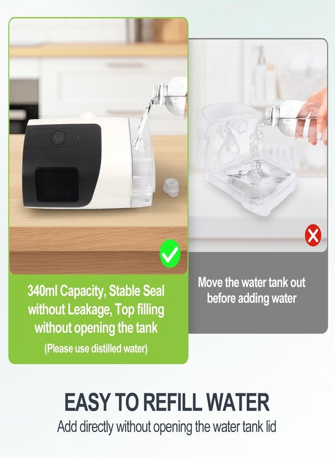MEDICOLOR Optimized Water Chamber for AirSense 11 and Aircurve 11, Replacement Water Tub for airS11 Series, Reliable Seal & Easy to Refill CPAP Supplies for S11, 340ML - Image 3