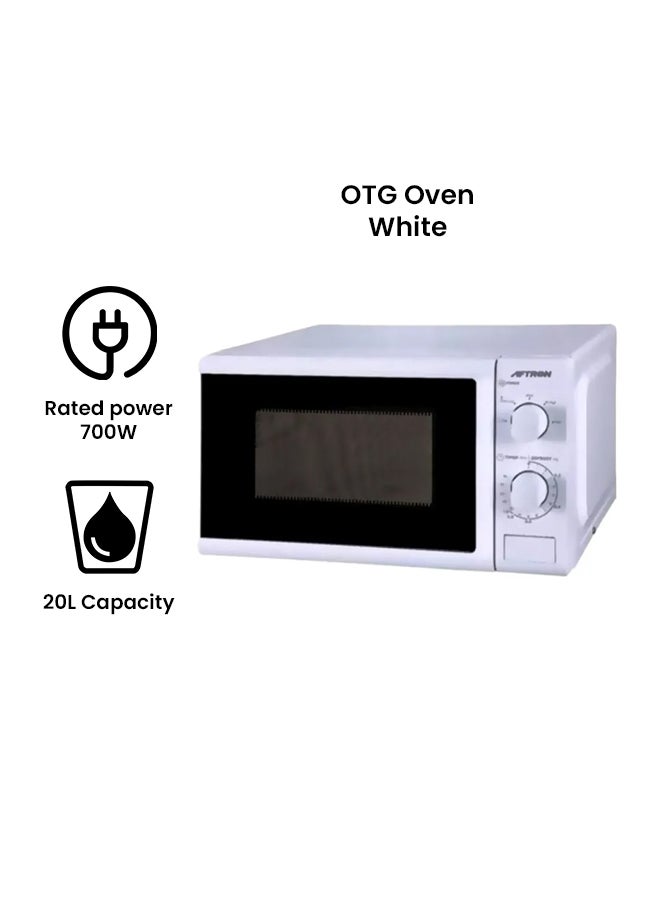 أفترون فرن ميكروويف كهربائي 20 L 700 W AFMW205MNW أبيض - Image 2