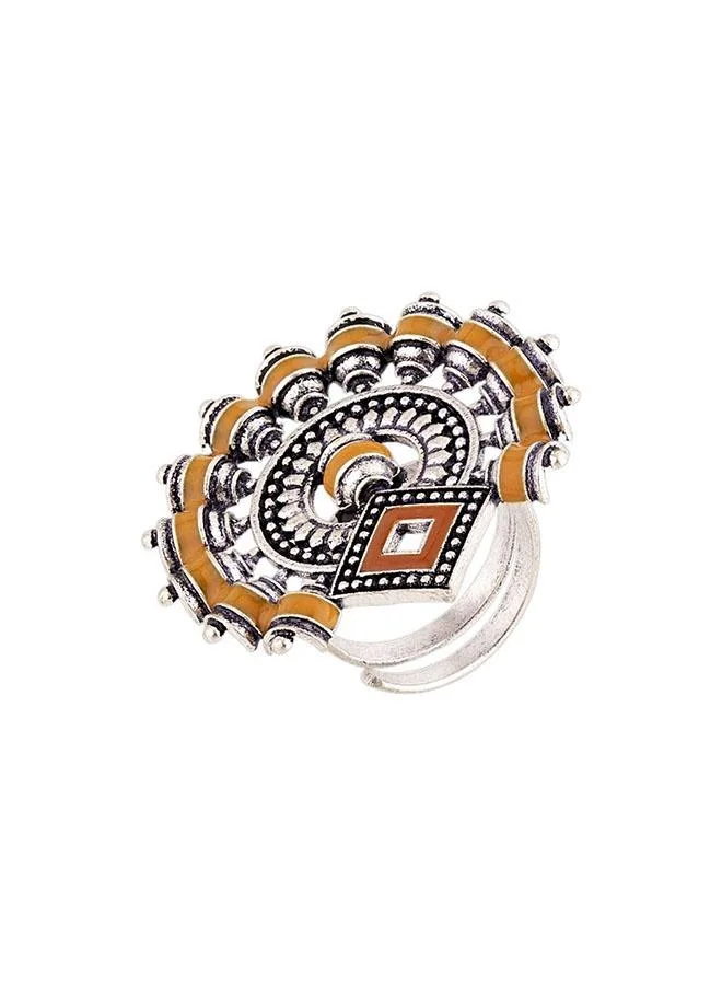 VOYLLA Sanwari Half Moon Ring