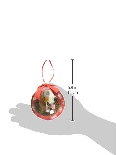 إي آند إس بتس باسيت Hound Christmas Ornament Ball Proof Ball - Image 2
