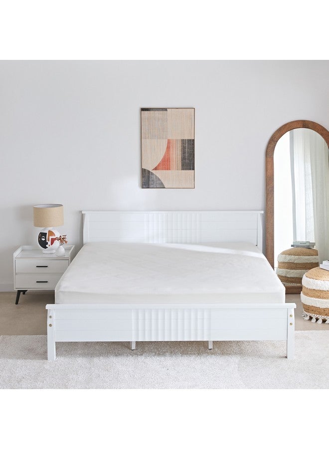 Home Box Bristol Polycotton King Fitted Sheet 200 x 25 x 180 cm - Image 1