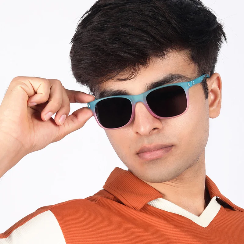 Woggles Neon Oasis Polarized Wayfarer Sunglasses