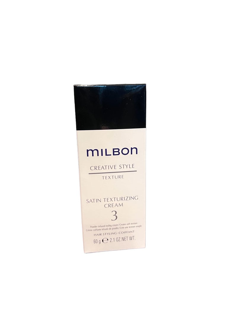 Milbon Creative Style Satin Texturizing Cream #3 2.1 oz - Image 2