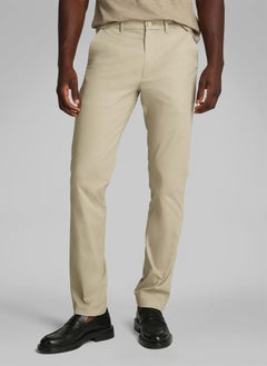 CALVIN KLEIN Slim Stretch Satin Chino Trousers  - Image 1