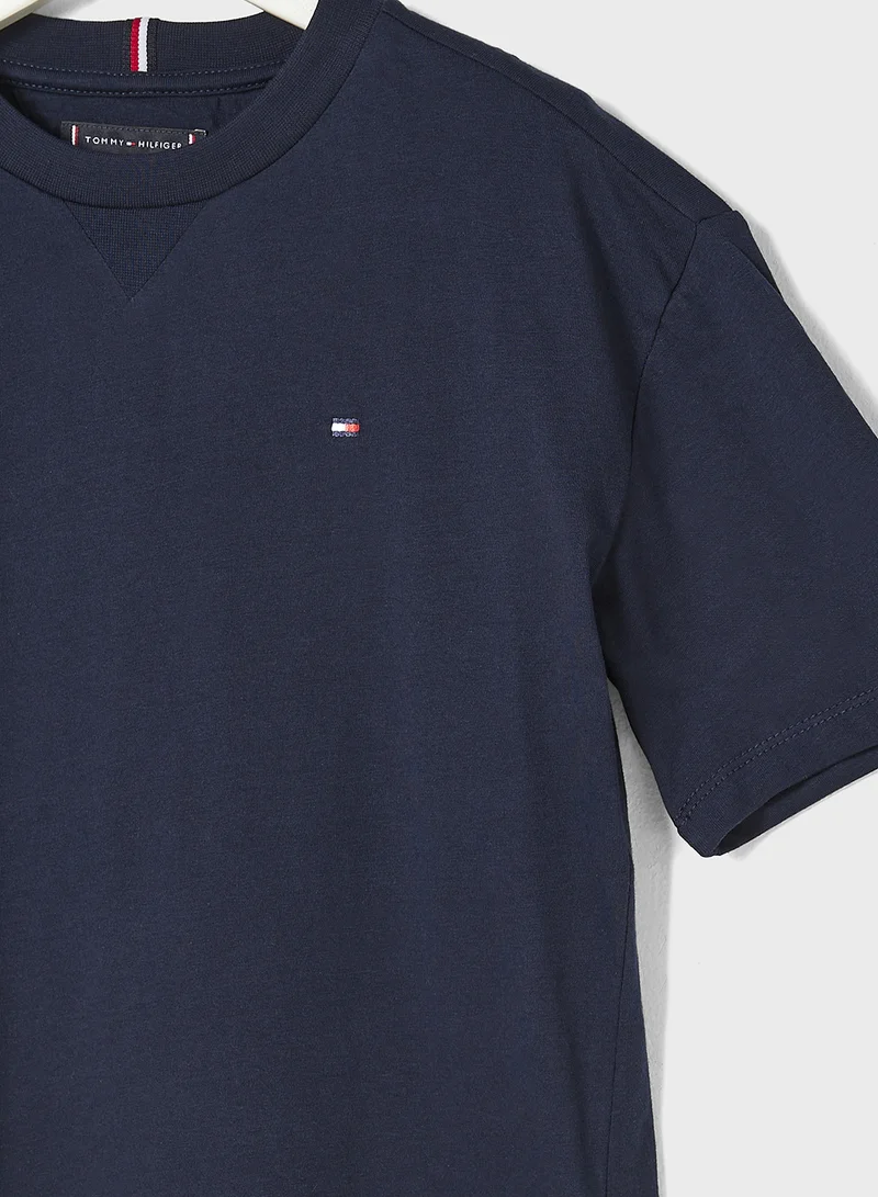 تومي هيلفيغر Youth Essential Slim Fit T-Shirt