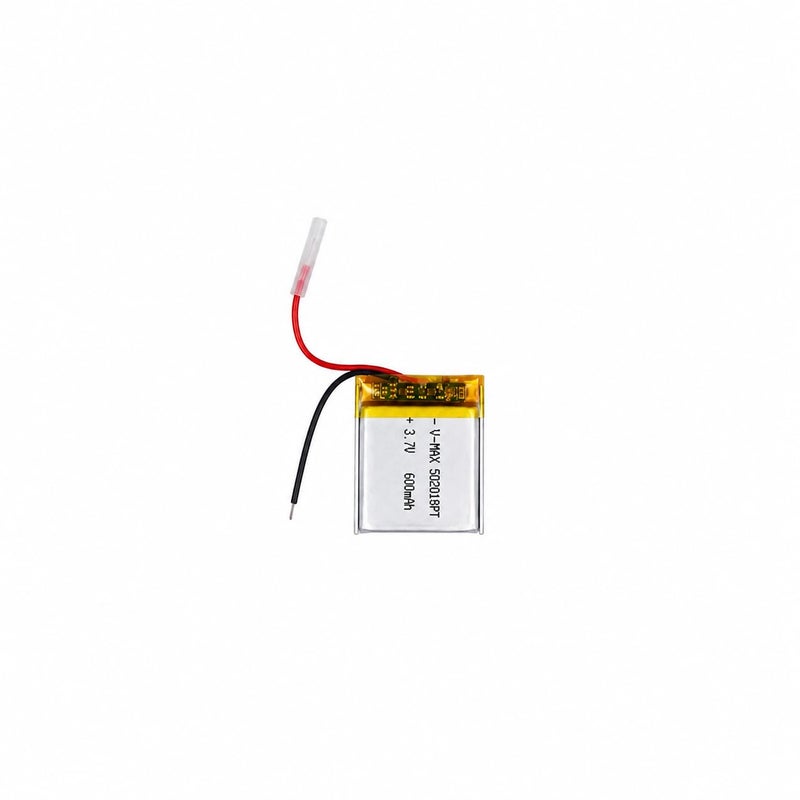502018 Rechargeable Lithium Polymer Battery 3.7V 600mAh for Smart Watches, GPS Trackers and Electronic Devices - Image 1