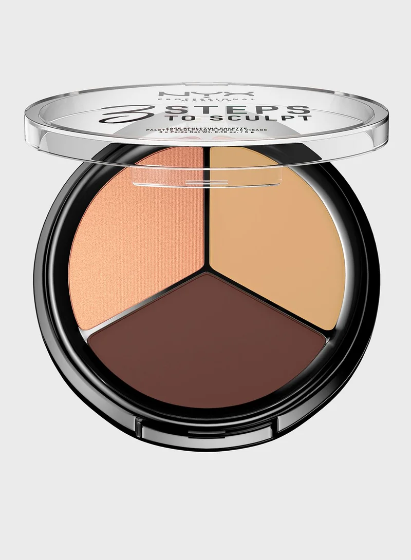 NYX PROFESSIONAL MAKEUP 3 Steps To Sculpt - Medium