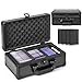 ULTRGEE Top Loader Storage Box Graded Card Storage Boxes Trading Card Organizer Cases PSA Card Case Slab Case Holder for Sports Cards Holds 125 Top Loaders - Image 3