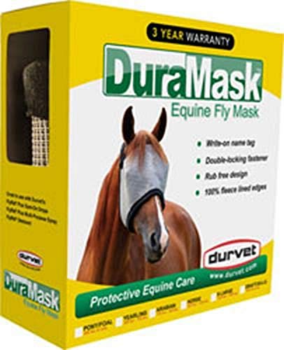 Durvet Duramask Fly Mask Color: Grey, Size: X-Large - Image 2