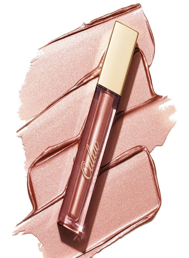 Oulac Bronzy Pink Lipstick for Women, Metallic Shine Liqiud Lip Gloss, Long Lasting Waterproof Lipstick, Oil-Based Formula, Transferpfoof, Vegan & Cruelty-Free Makeup MD06 - Image 5