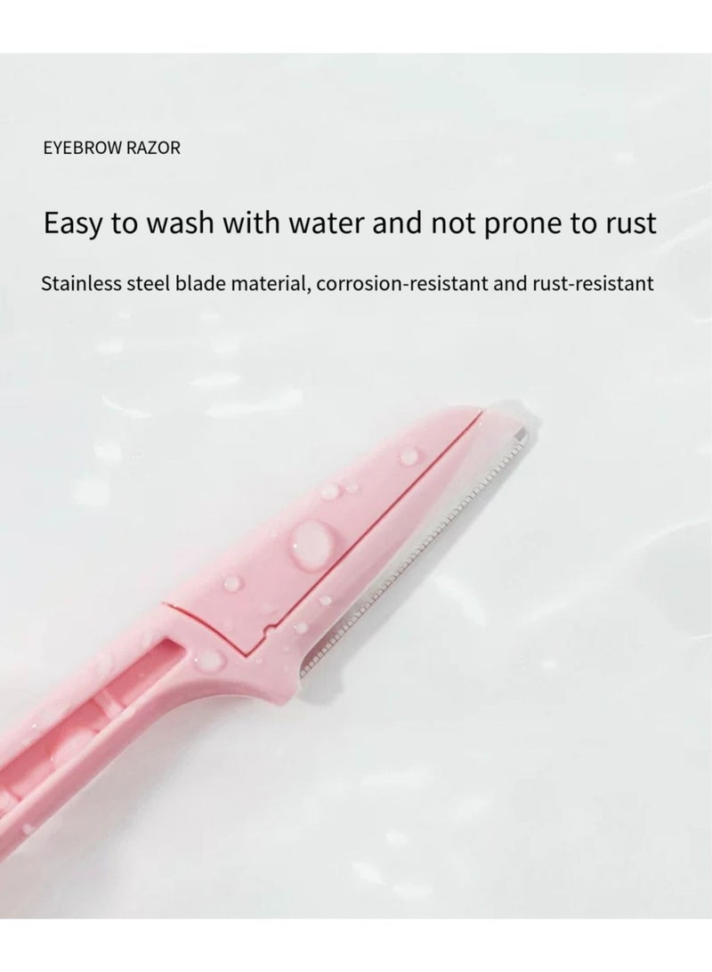 Mkyong Prfooy 3Pcs Eyebrow Razor Ladies Razor For Facial And Body Hair Trimmer Safety - Image 3