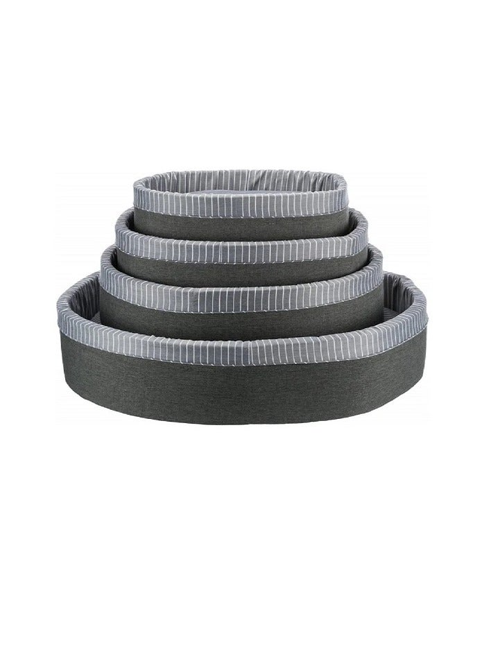 تريكسي سرير تريكسي فينلي باسكت رمادي وابيض للكلاب - Image 3