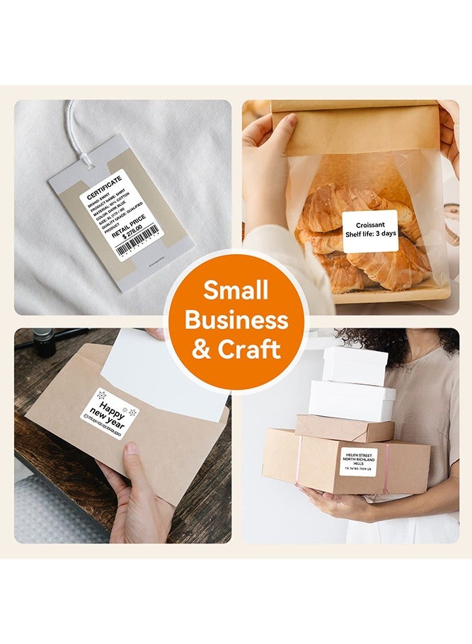 NIIMBOT B21/B1/B3S Label Maker Tape Waterproof Thermal Label Paper Sticker Labels for Barcode Printing 40*20mm White - Image 5