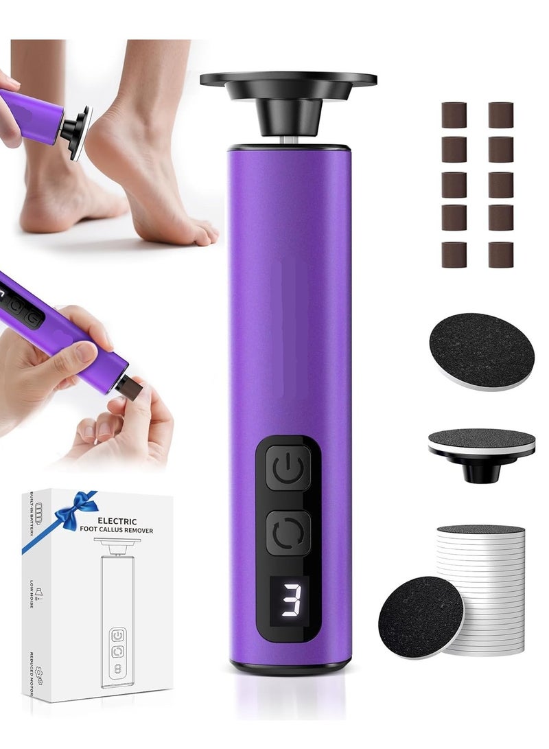 إيفرين مزيل مسامير القدمين الكهربائي، محمول 1800 مللي أمبير/ساعة قابل لإعادة الشحن، 1-9 إعدادات سرعة قابلة للتعديل، مبرد قدم كهربائي للباديكير المستقر والعناية بالأظافر، للاستخدام المنزلي وأثناء السفر - Image 1