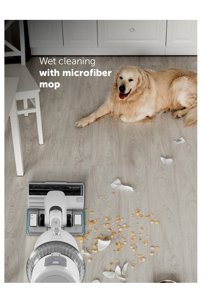 Polaris PVCS 8200 Handstick Duo Pro – 800W Motor, 300AW Suction, 85min Runtime, Wi-Fi IQ Home, Wet Cleaning Mop, Dual Dust System, LED Display - Image 3