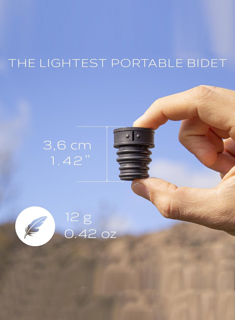 LENND Portable Bidet for Toilet, Travel, Hiking or Camping. Compatible with Every Bottle. Ultralight (12g） - Image 4