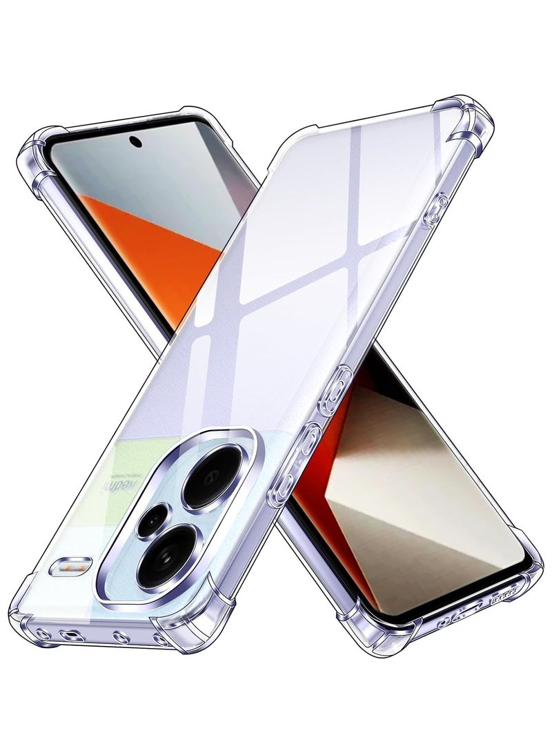 Transparent shockproof cover for Redmi Note 13 Pro Plus 5G