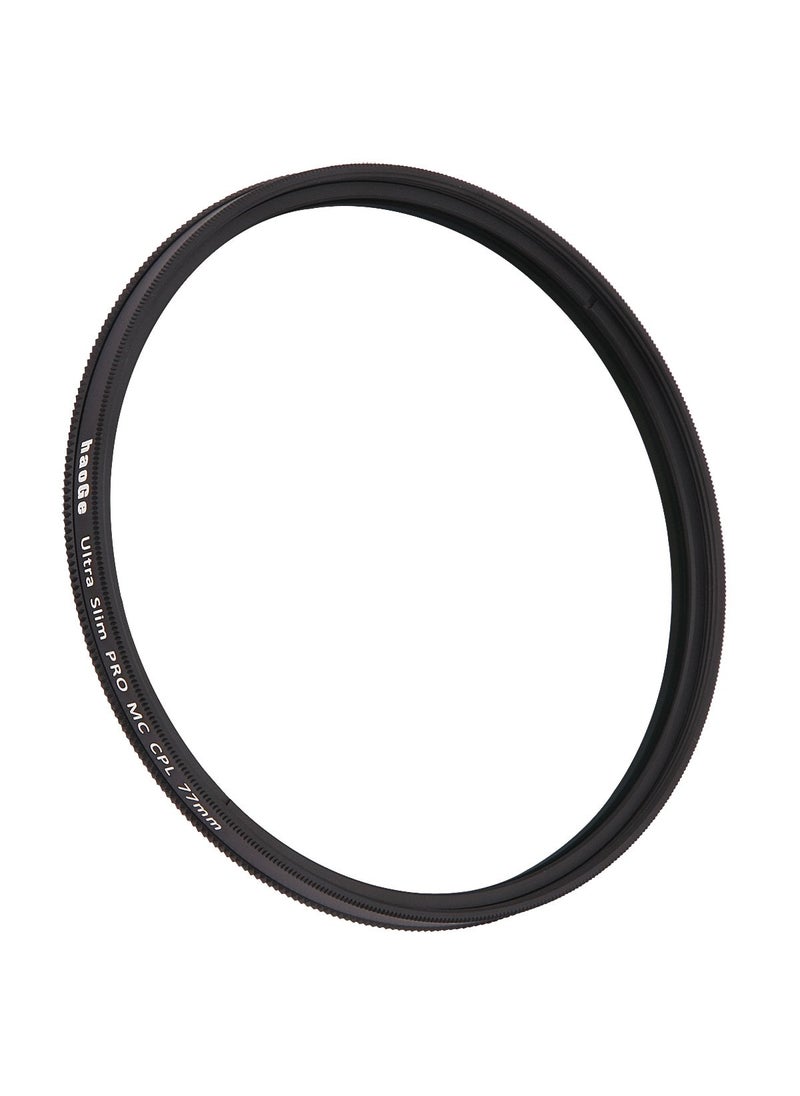 Haoge Haoge 77mm MC CPL Multicoated Circular Polarizer Polarizing Lens Filter for Canon 70-200mm f/2.8L, 17-40mm f4L, 100-400mm f/4.5-5.6L, 24-105mm f/3.5-5.6, 24-105mm f/4L is, 24-70mm f/4L Lens  - Image 2