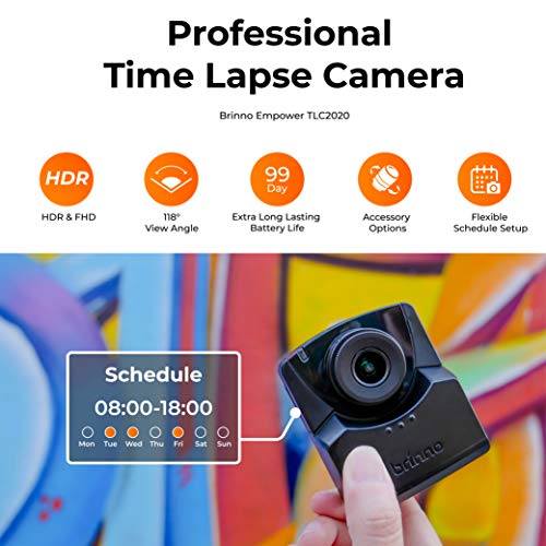 Brinno Empower TLC2020 Time Lapse Camera Outdoor Construction & ATH1000, New Quick Menu, Step Video & Stop Motion Capture Modes in HDR and FHD, Long-Lasting Battery, Weatherproof - Image 5