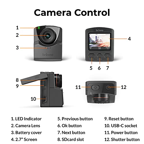 Brinno Empower TLC2020 Time Lapse Camera Outdoor Construction & ATH1000, New Quick Menu, Step Video & Stop Motion Capture Modes in HDR and FHD, Long-Lasting Battery, Weatherproof - Image 3