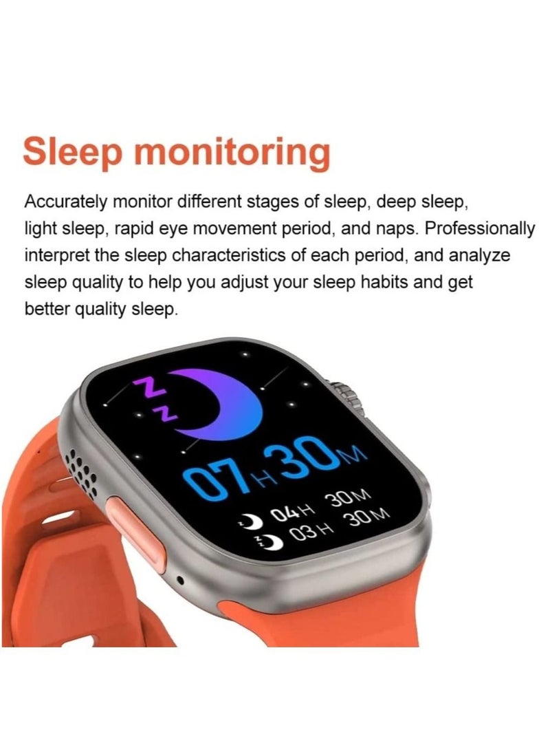 ELTRAZONE - New S8 Ultra Max Smartwatch Series 8 S8 Smart Watch Ultra AI Voice Smart Watch 2.0inch Bluetooth Call Wriless Charging Watch 8 Ultra - Image 1