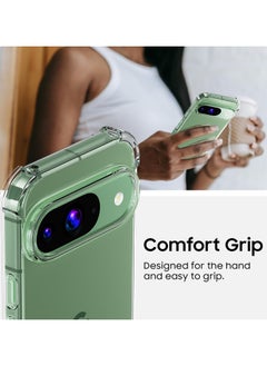 Generic Case for Google Pixel 9 / Pixel 9 Pro Clear TPU Four Corners Protection Cover Transparent Soft funda  - Image 4
