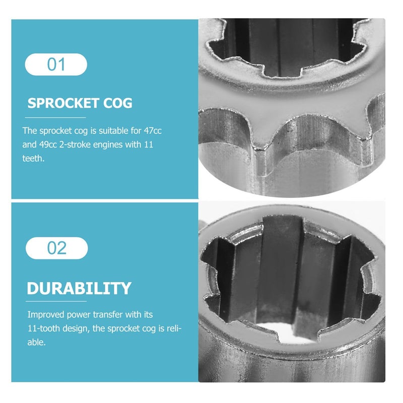 Motorized Bicycle Steel Front Sprocket And Chain Gear Set For Efficient Power Transfer - Image 4