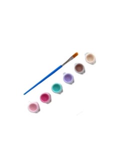 Kids Toys Do it yourself craft house frame for kids with paints summer and beach art activity  - Image 2