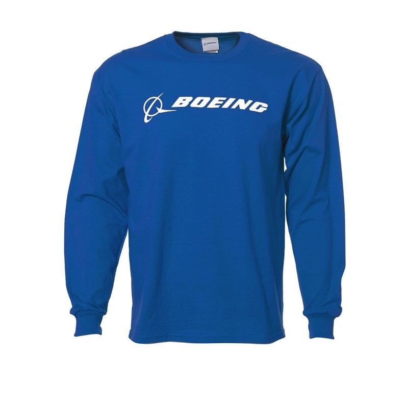 Boeing Signature TShirt Long Sleeve COL ROYAL SIZ M