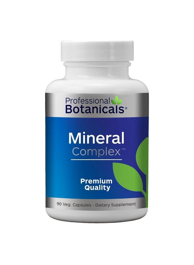 Professional Botanicals Mineral Complex - Bentonite Clay Trace Minerals, Kelp, Spirulina Nutrient Blend - 90 Vegetarian Capsules - Image 1