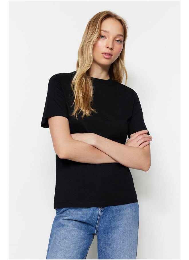 trendyol - T-Shirt - Black - Regular fit - Image 1