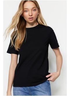 T-Shirt - Black - Regular fit