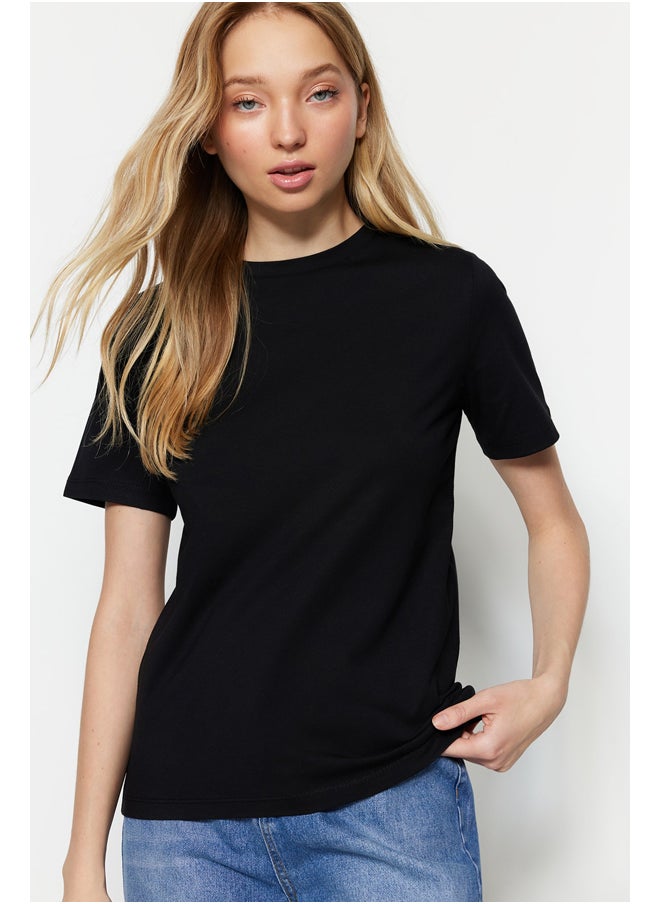 trendyol - T-Shirt - Black - Regular fit - Image 1