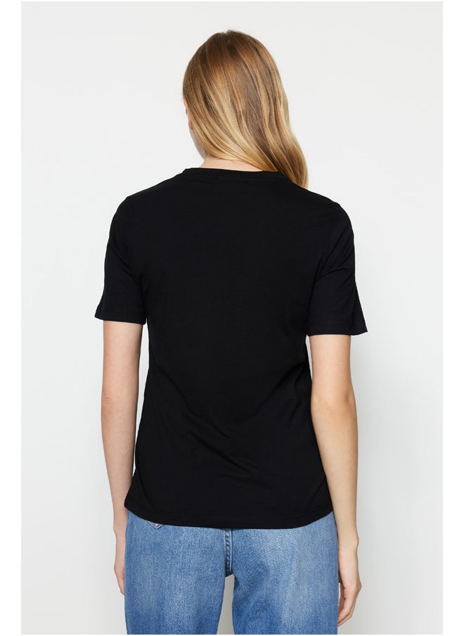 trendyol - T-Shirt - Black - Regular fit - Image 1