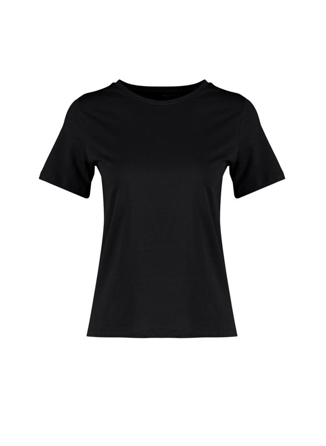 trendyol - T-Shirt - Black - Regular fit - Image 1