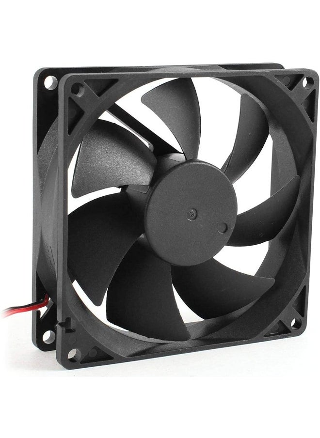 DC 92Mm Dc 12V 2Pin Computer Case Cpu Cooling Fan  - Image 1