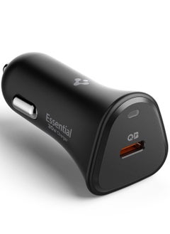 Spigen ArcStation Essential USB C Car Charger 30W Fast Charge [PD 30W and PPS] Quantum Boost Type C Car Adapter Super Fast Charging  - Image 1