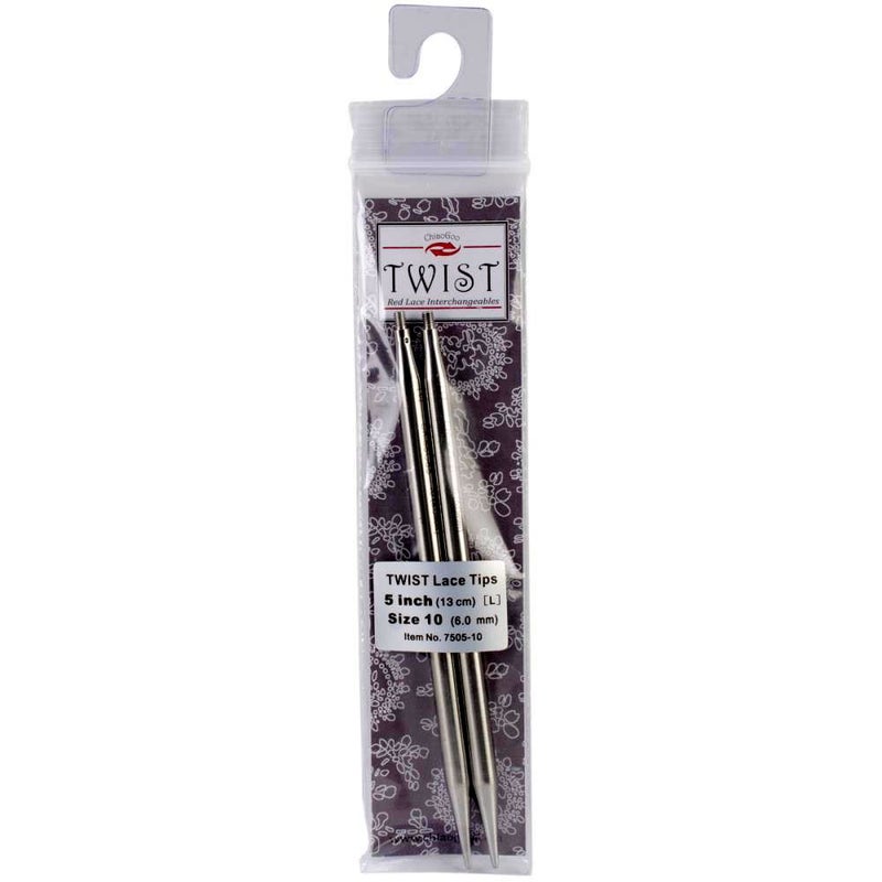 ChiaoGoo Needle Tips 5 inch (13cm) for Twist Red Lace Interchangeable Set Size US 3 (3.25mm) 7505-3 - Image 2