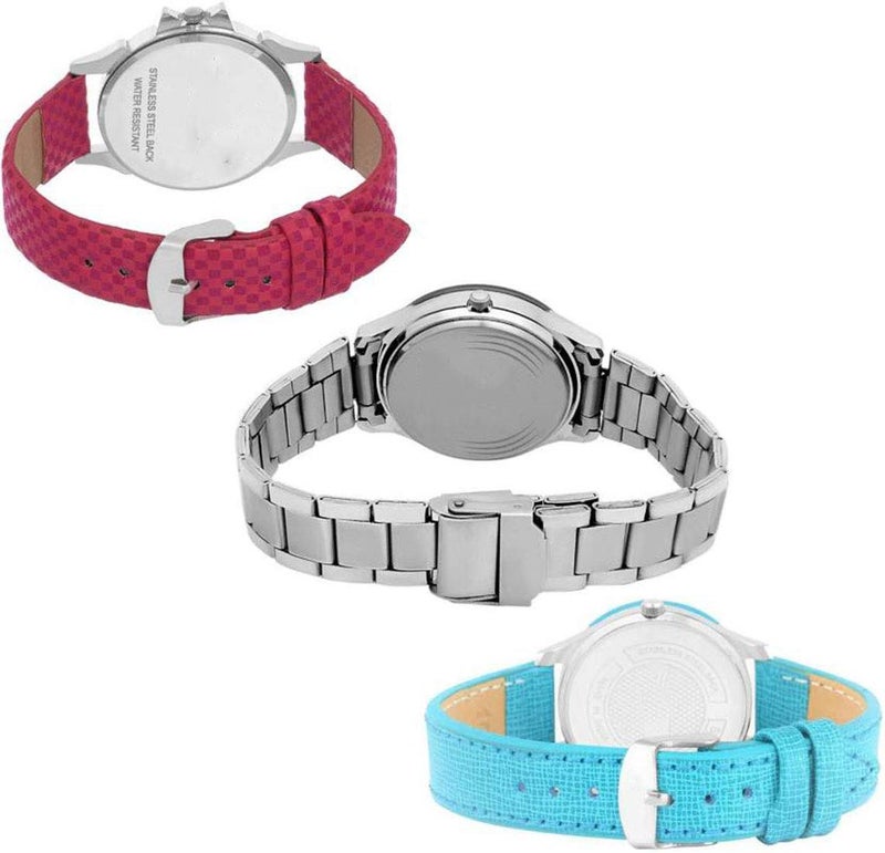 Acnos® Premium Look Like Preety Analogue Multicolour Dial Women's Watch Combo - Pack of 3 - Image 4