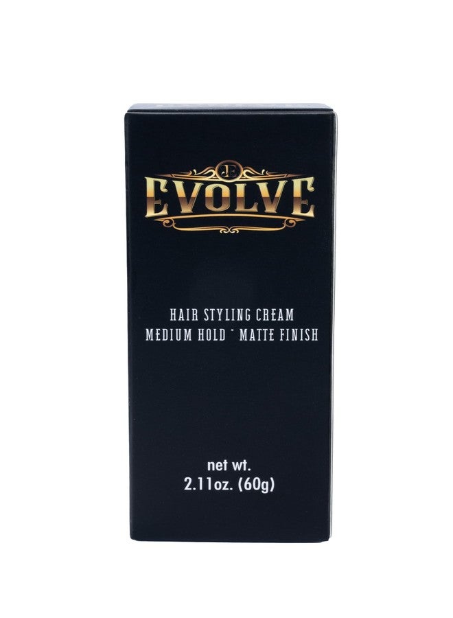 Evolve Hair Styling Cream, Medium Hold, Matte Finish, 2.11 oz (60g)