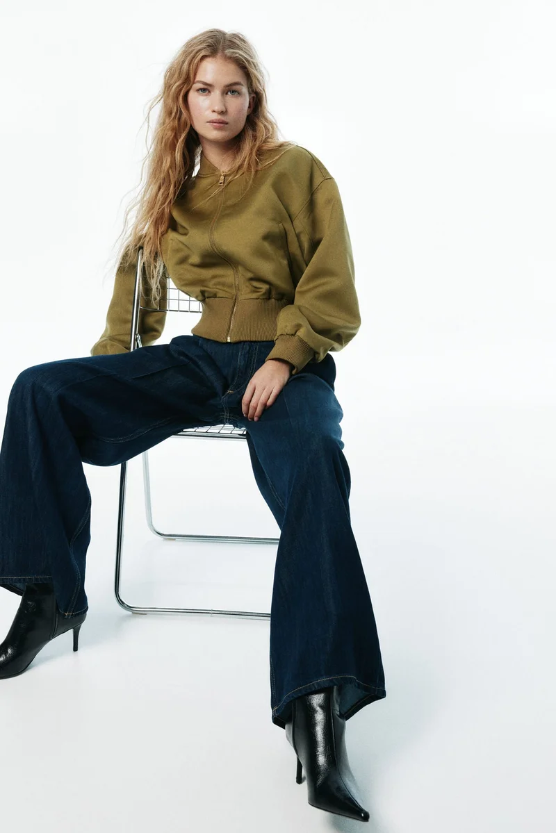 H&M Loose Fit Wide Regular Jeans