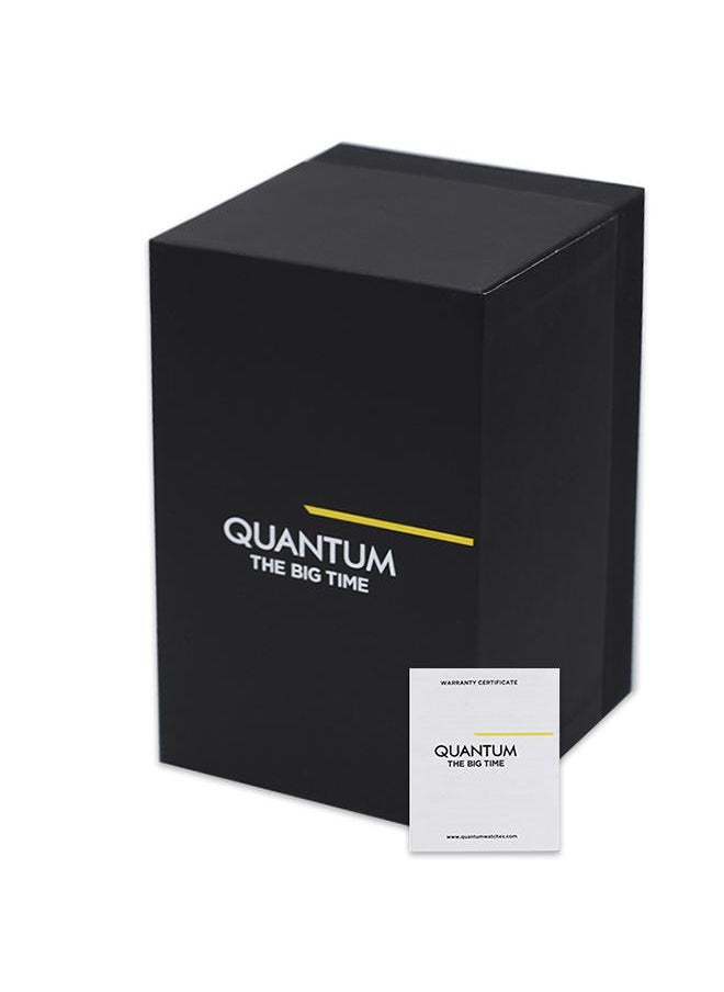 Quantum - QUANTUM Men's Watch, Multi Function Display and Silicone Strap - PWG970.451, Brown - Image 1