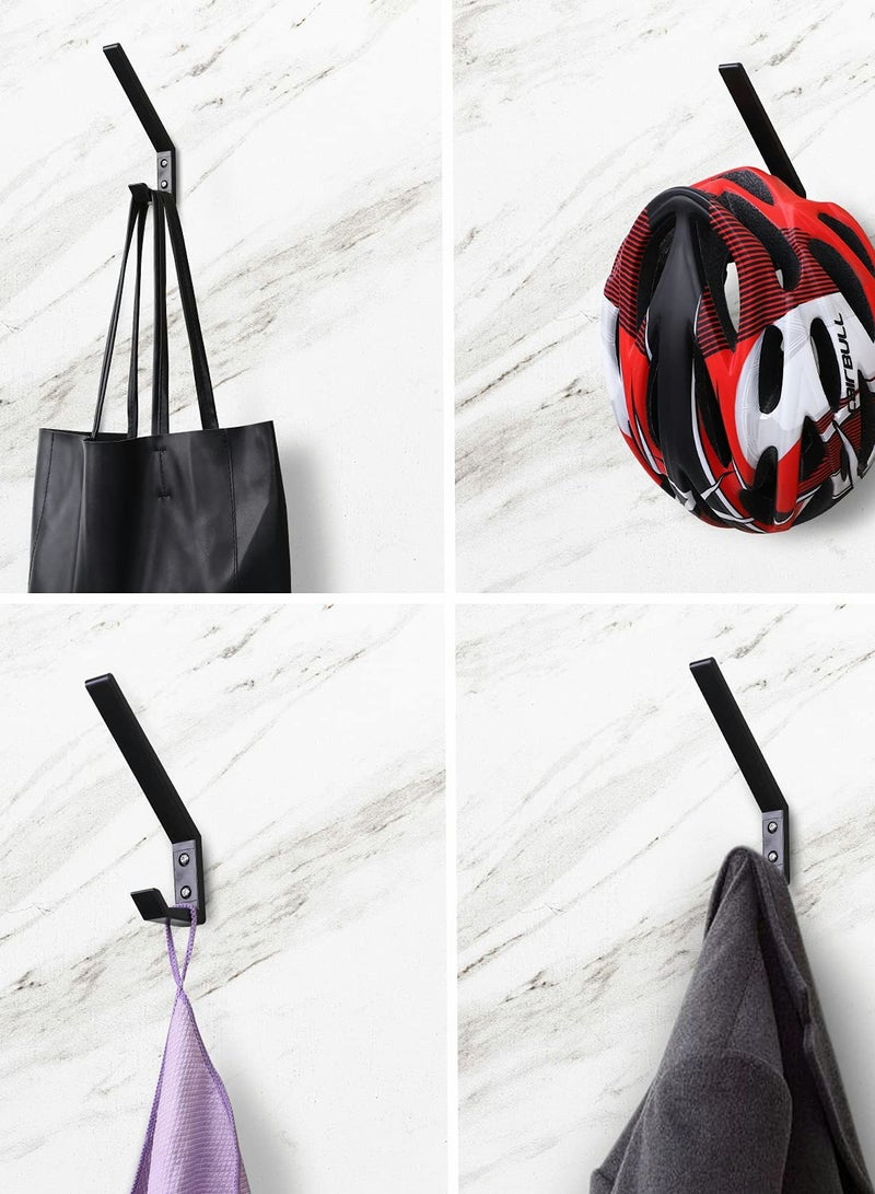 Excefore Helmet Holder Helmet Holder Hook Jacket Bags Wall Mount Cloth Display Rack Hanger 2PCS - Image 2